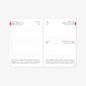Kalendorius MANAGER Day 2026, A5, PVC, juoda