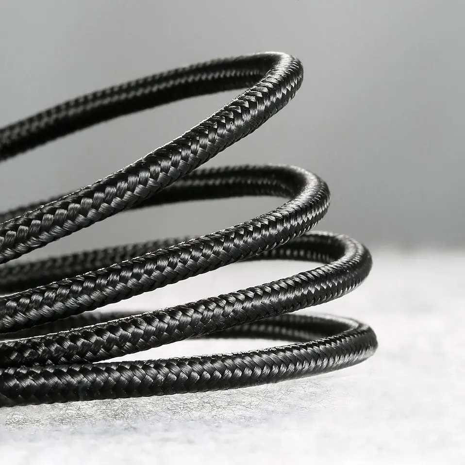 Baseus Cafule Cable Durable Nylon Braided Wire USB | micro USB 2A 3M black-red (CAMKLF-H91)