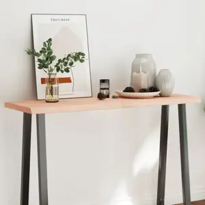Stalo stalviršis, 120x60x6 cm, neapdorotas, ąžuolo masyvas su natūralia briauna