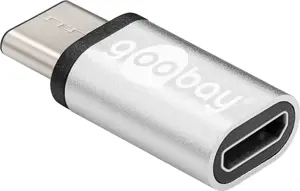 "Goobay" USB-C ir USB 2.0 Micro-B adapteris 56636 USB Type-C, USB 2.0 Micro female (B tipo), pilkas