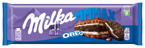 Šokoladas MILKA Oreo, pieniškas, 300 g