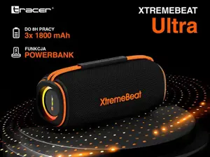 Tracer XtremeBeat Ultra TWS Portable Bluetooth Speaker Black 25 W