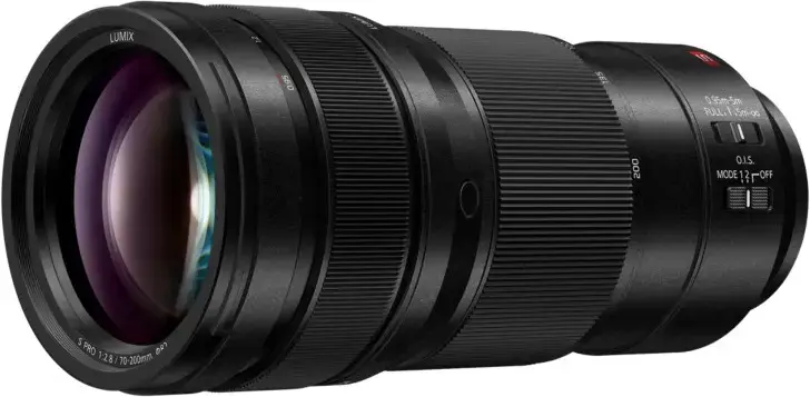 "Panasonic LUMIX S PRO 70-200mm F2.8 O.I.S." (S-E70200)