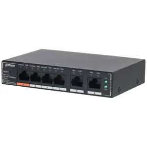 Switch DAHUA DH-SG4006P Type L2 PoE ports 4 60 Watts SG4006P