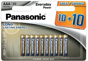 "Panasonic Everyday Power" baterija LR03EPS/20BW (10+10)