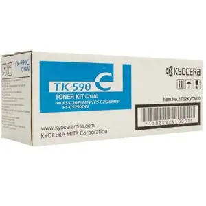 1T02KVCNL0 (TK590C, TK-590C), Kasetė spausdintuvui (Kyocera)