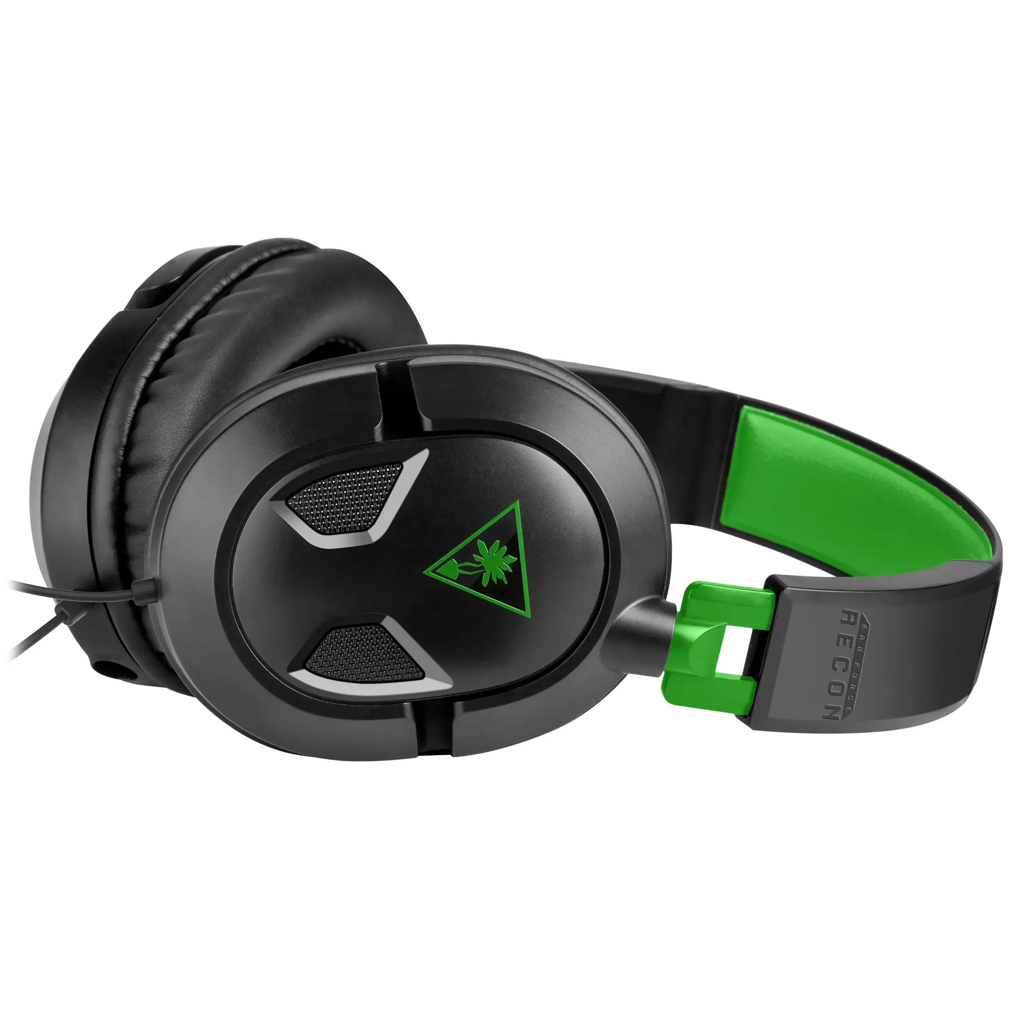 "Turtle Beach Recon 50X White" žaidimų ausinės "Xbox" ir "Xbox Series X|S", laidinės, žaidimų, 20 - 20000 Hz, 530,7 g, ausinės, juodos, žalios spalvos