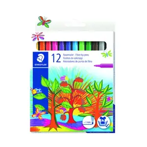 Flomasteriai STAEDTLER Noris Club, 12 vnt.