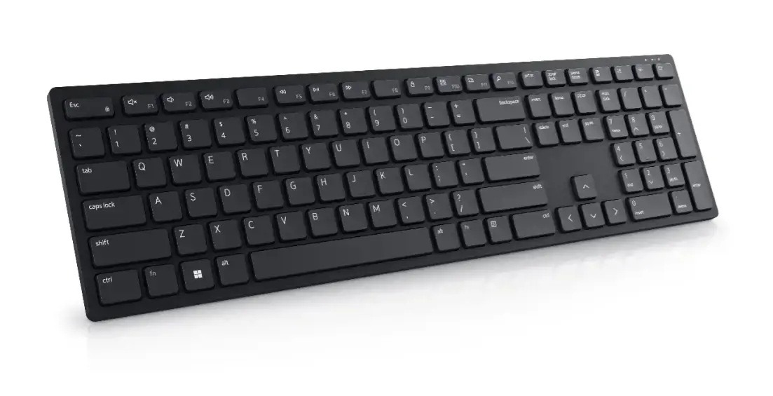 DELL KB500, pilno dydžio (100%), RF belaidis, QWERTY, juodas