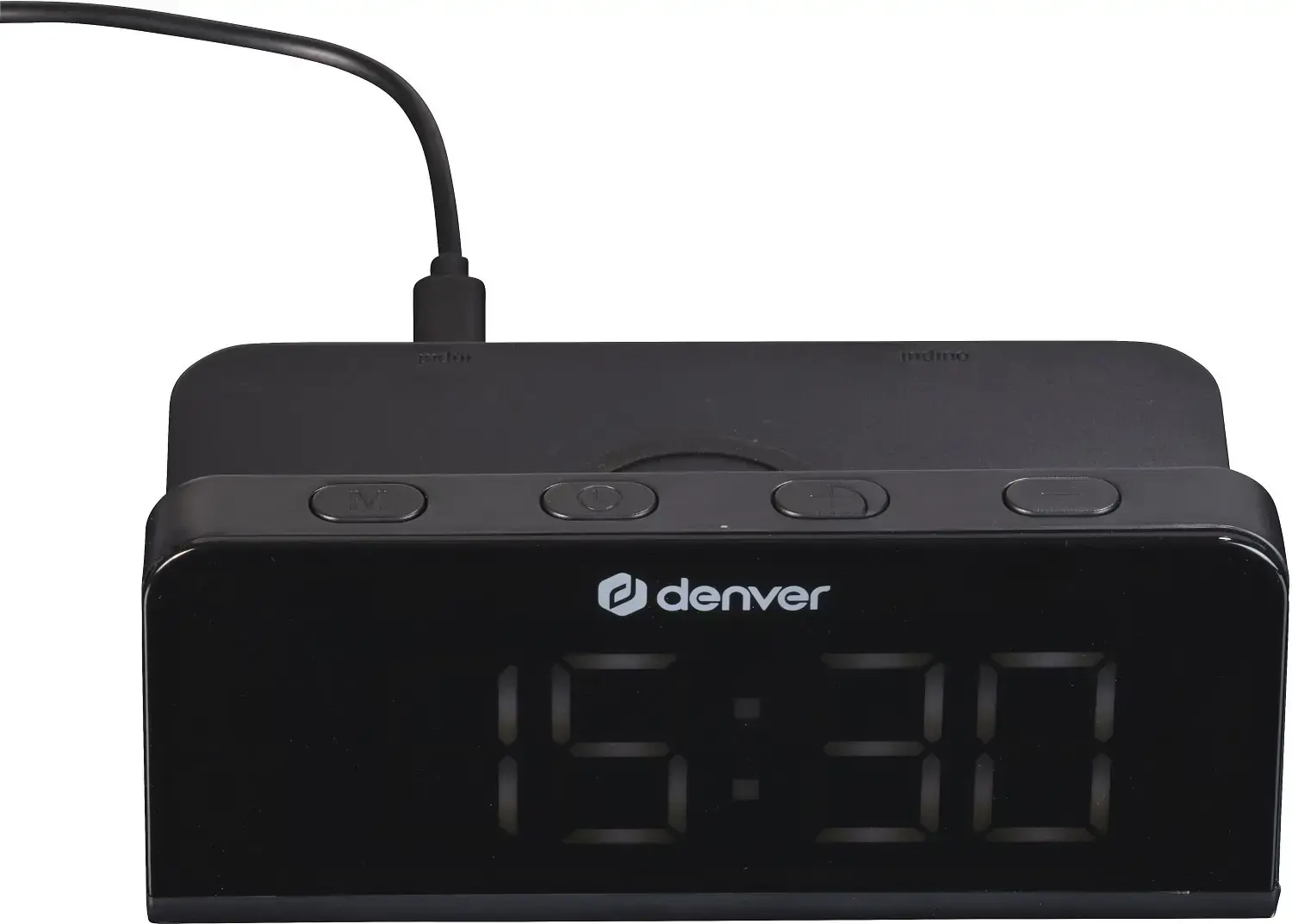Denver alarm clock with charger ECQ-103MK2