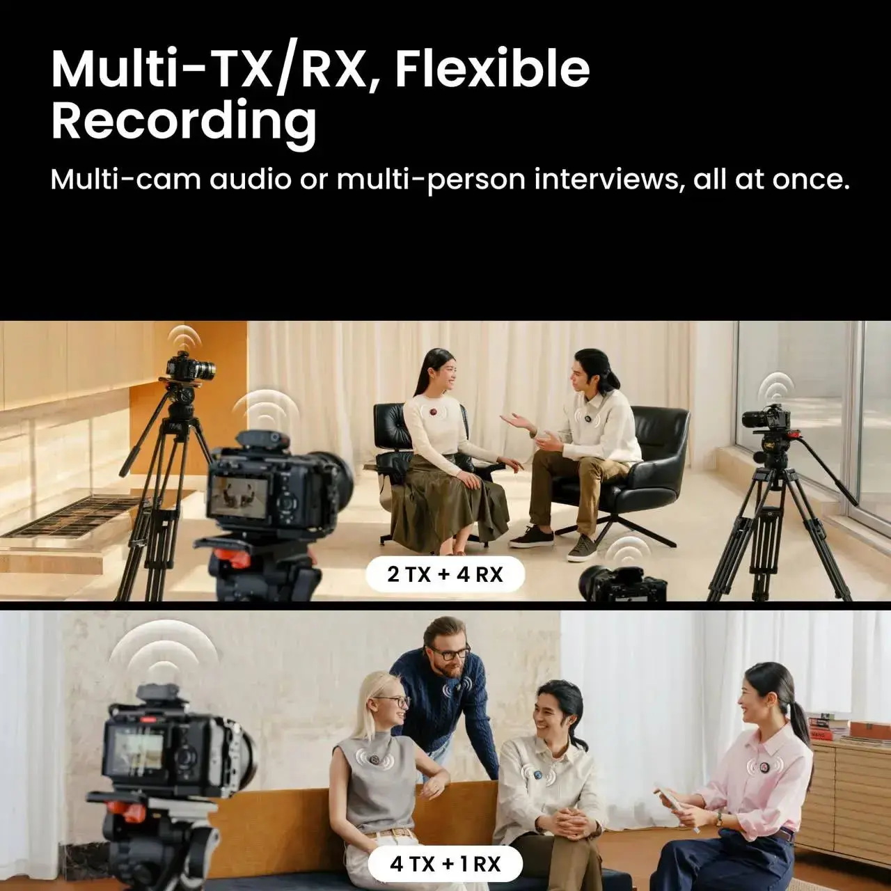 Insta360 Mic Pro (2TX + 1RX), black