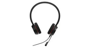 JABRA EVOLVE 20 UC Stereo USB ausinė Triukšmą slopinanti USB jungtis su nutildymo mygtuku ir garsumo reguliatoriumi ant laido