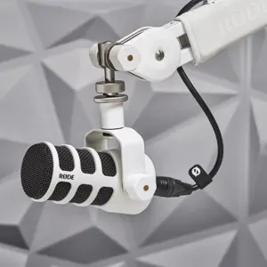 Rode microphone PodMic, white