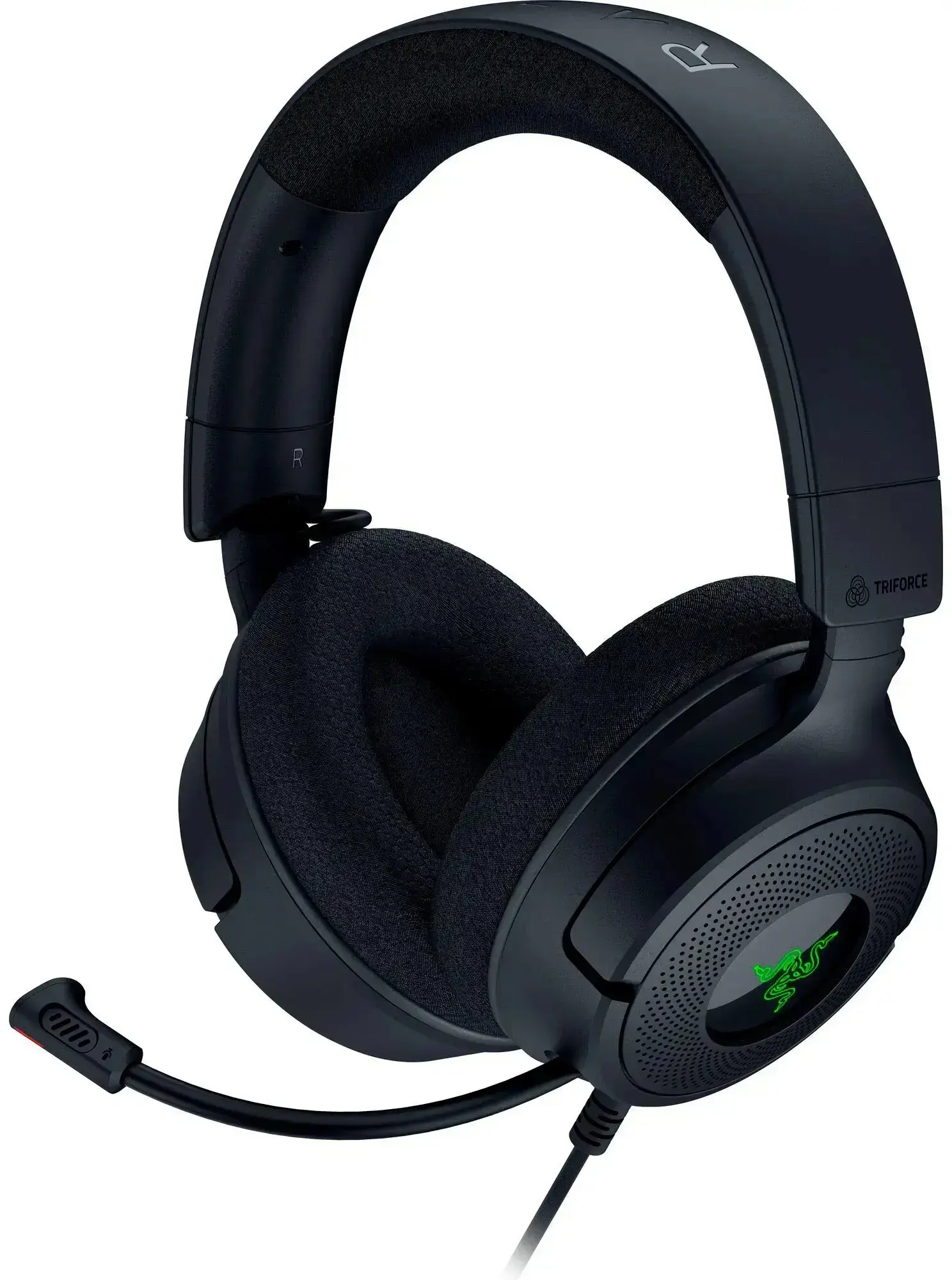 Razer Kraken V4 X Laidinės žaidimų ausinės, Juoda
