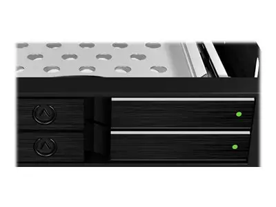 ICYBOX IB-2227StS "IcyBox" mobilioji spinta 2x 2,5 SATA HDD arba SSD, juoda