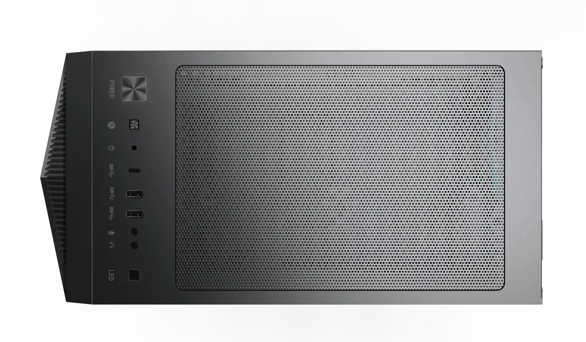 MSI MPG GUNGNIR 110R Vidutinio bokšto žaidimų kompiuterio korpusas, juodas, USB 3.2 Gen2 C tipo, 4x 120 mm ARGB ventiliatorius, "Mystic Light Sync", 1-6 ARGB valdymo plokštė, 2x grūdinto stiklo plokštės, ATX, mATX, mini-ITX, Midi Tower, kompiuteris, juodas, ATX, micro ATX, mini-ITX, metalas, plastikas, SPCC, grūdintas stiklas, žaidimų