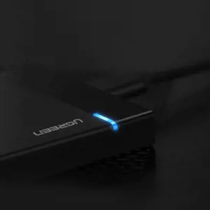 "Ugreen" 30848, HDD/SSD korpusas, 2,5", "Serial ATA", "Serial ATA II", "Serial ATA III", 5 Gb/s, USB jungtis, juodas