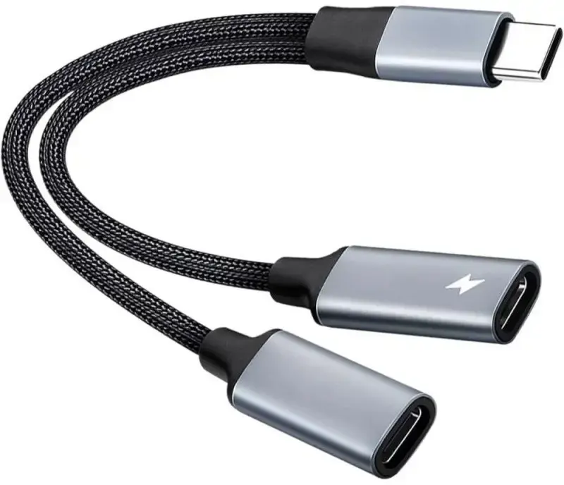 PremiumCord adapter USB-C Splitter 2in1
