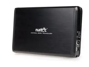 NATEC NKZ-0448 "Natec RHINO" išorinis USB 3.0 korpusas 3,5 SATA standiesiems diskams, juodas aliumi…