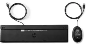 HP laidinė stalinio kompiuterio pelė ir klaviatūra 320MK, pilno dydžio (100 %), USB, mechaninė, QWERTY, juoda, pelė pridedama