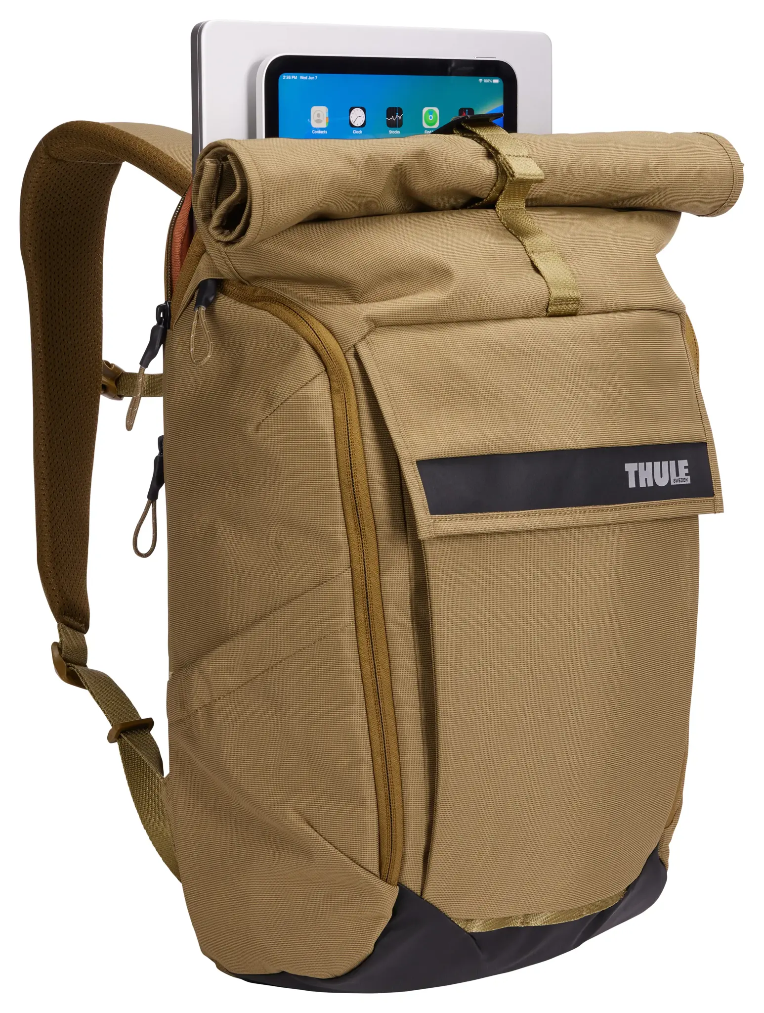 Thule Paramount PARABP3116 Nutria, Miesto, Viengungis, 40,6 cm (16"), Nešiojamojo kompiuterio skyrius, Nailonas, Poliesteris