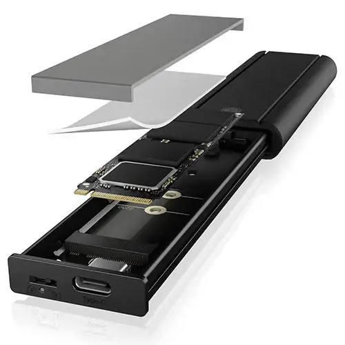 ICYBOX IB-1807MT-C31 Išorinis korpusas M.2 NVMe SSD USB 3.2 Gen 2 Type-C