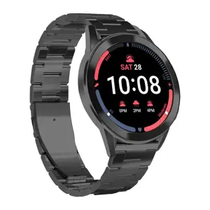 Nerūdijančio plieno apyrankė PURO Metal skirta Galay Watch 4/Watch 4 classic, juoda / GW4METALBLK