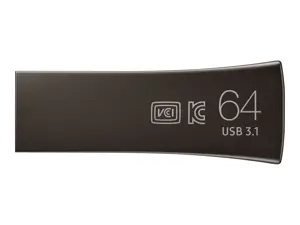 "Samsung" MUF-64BE, 64 GB, A tipo USB, 3.2 Gen 1 (3.1 Gen 1), 300 MB/s, be dangtelio, pilka