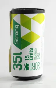 Maišas šiukšlėms SORTEX, juodas 35 L x 15 vnt.