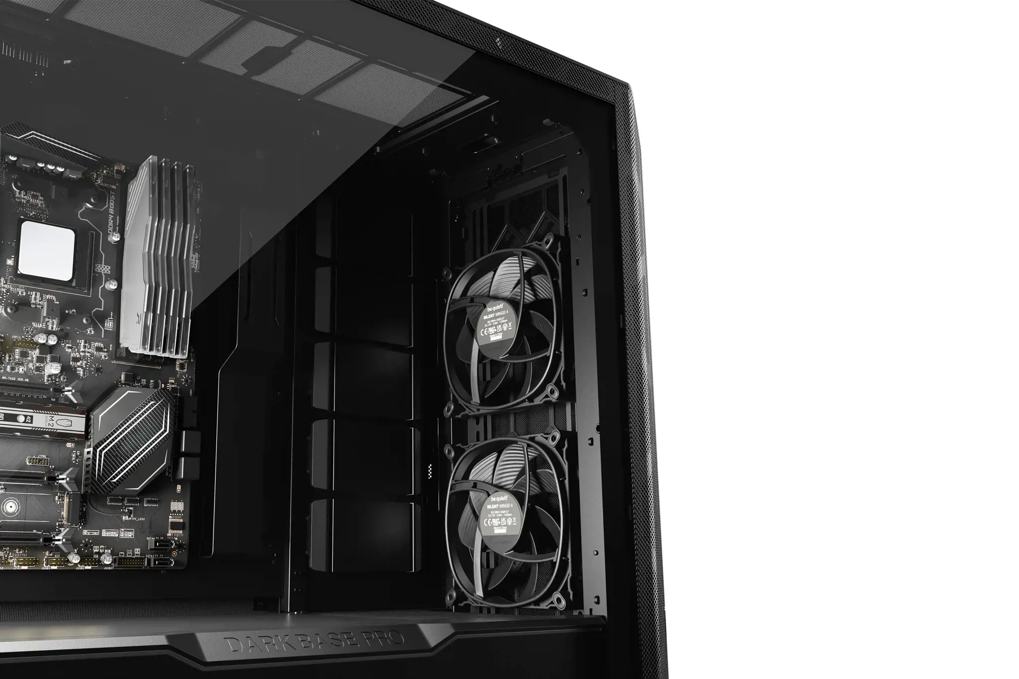 Būkite tylūs! DARK BASE PRO 901 | Juoda, Full Tower, Kompiuteris, Juoda, ATX, EATX, micro ATX, Mini-ATX, XL-ATX, Aliuminis, Stiklas, Plienas, Žaidimams