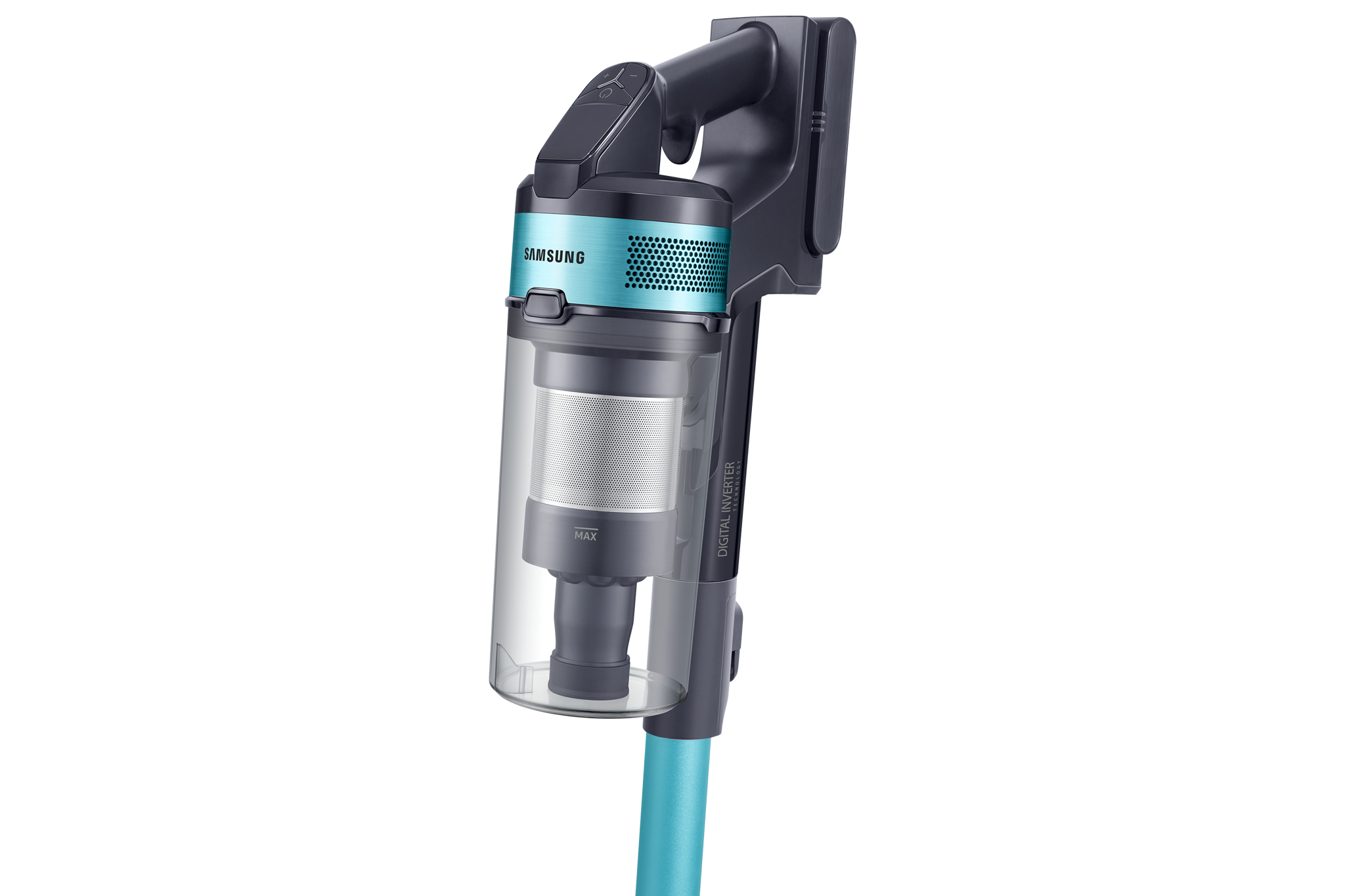 Samsung VS15A6031R1, Stick vacuum, Bagless, Black, Green, 0.8 L, Dry, Multi cyclonic