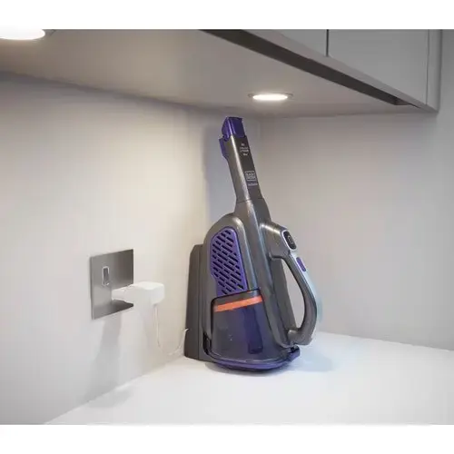 "Black & Decker" BHHV520BFP rankinis dulkių siurblys Juoda, violetinė