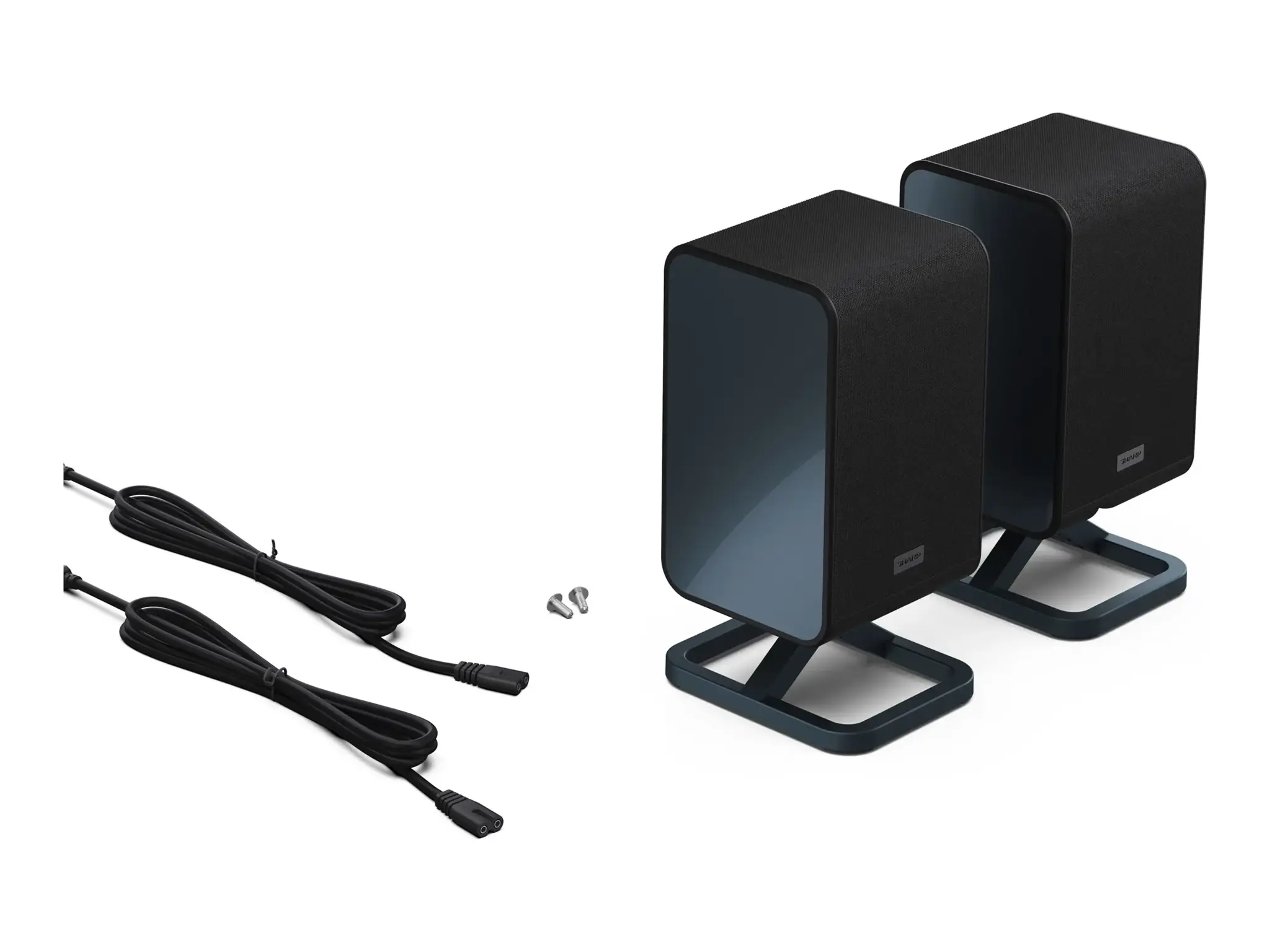Sharp | 2.0.2 Wireless Rear Surround Speakers | HT-SPR52021(BK)