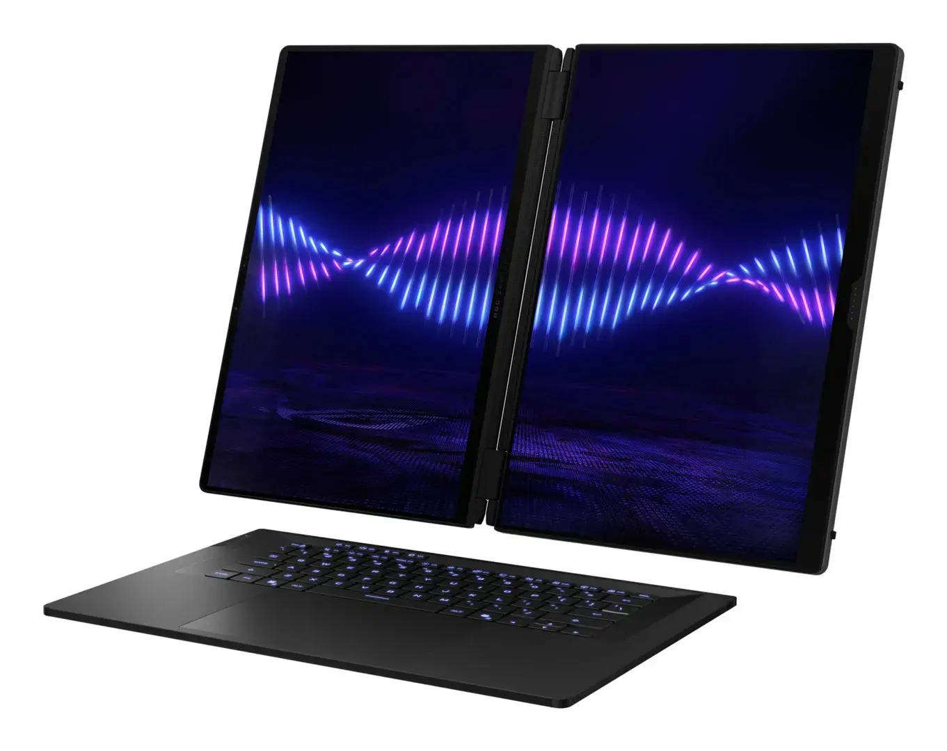 ASUS ROG Zephyrus Duo 16 GX651AX-U9322X Ultra 9 386H 2x16.0"3K Touch OLED 120Hz 1100nits AG 32GB LPDDR5X SSD2TB GeForce RTX 5090 24GB Cam1080p + IR 90WHrs W11Pro Aluminum Stellar Grey