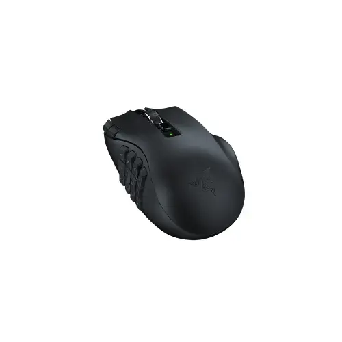 "Razer Naga V2 HyperSpeed" žaidimų pelė, 2,4 GHz, "Bluetooth", belaidė, juoda