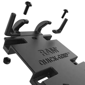 RAM laikikliai RAM-HOL-PD4-238AU, Mobilusis telefonas/išmanusis telefonas, Pasyvus laikiklis, Automobilis, Juodas