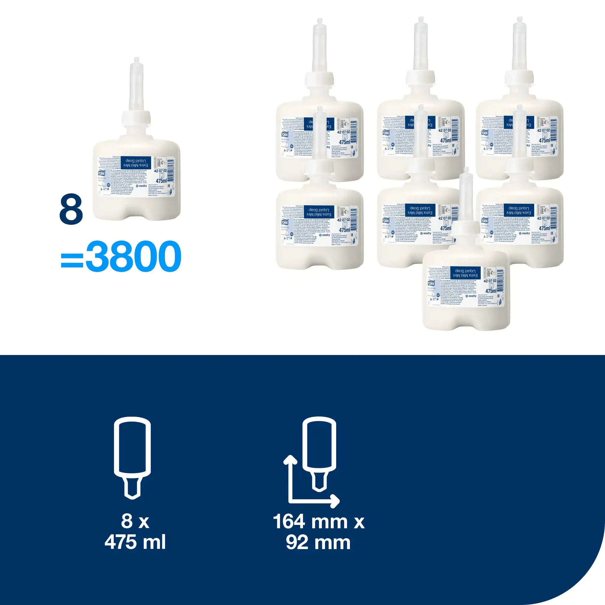 Skystas muilas TORK Extra Mild 0,475L 420702