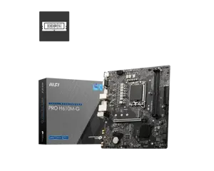 MSI PRO H610M-G, Intel, LGA 1700, Intel® Core™ i9, LGA 1700, DDR5-SDRAM, 96 GB