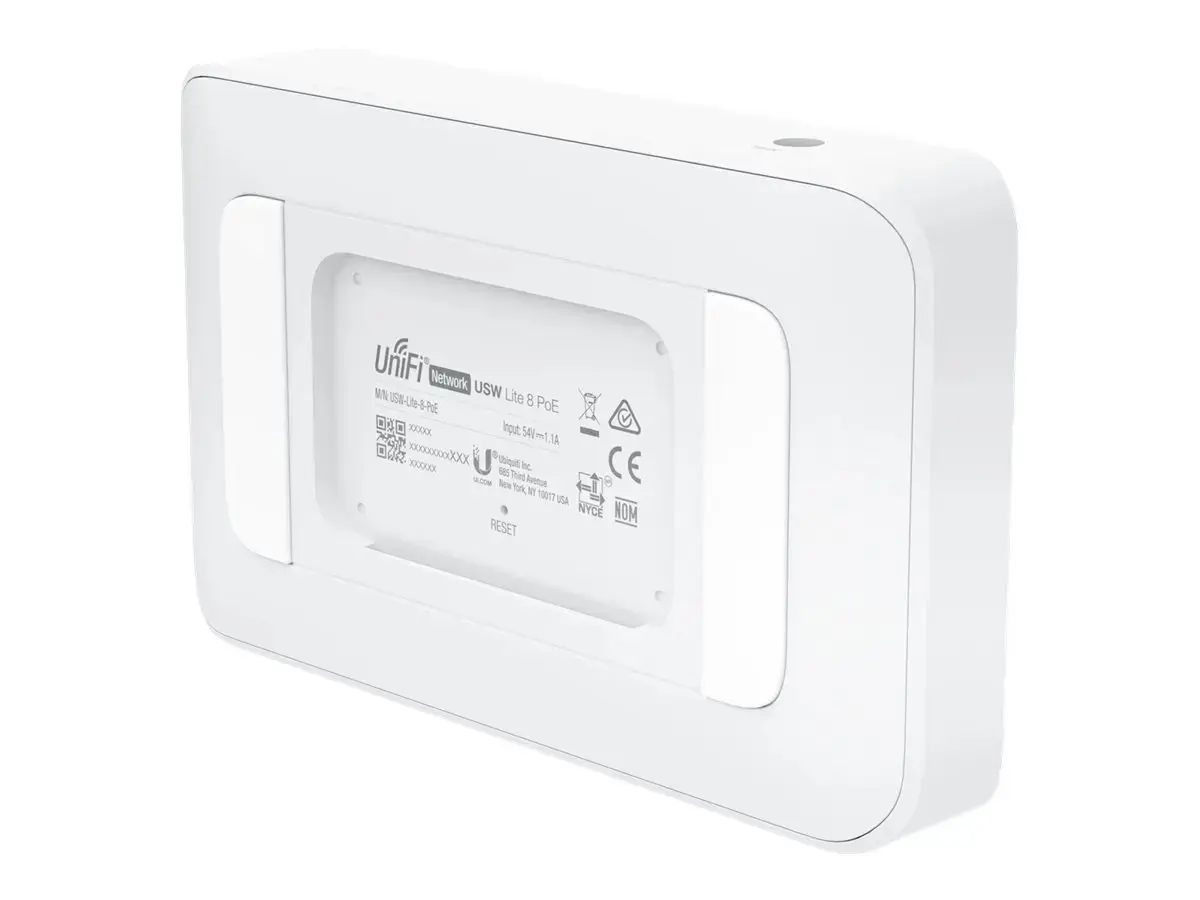 UBIQUITI UniFi Switch Lite 8 Gigabit RJ45 prievadai, įskaitant 4x 802.3at PoE+