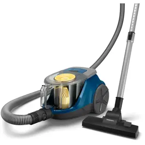 "Philips" 2000 serijos XB2125/09, 850 W, cilindrinis dulkių siurblys, sausas, be maišelio, 1,3 l, "Philips Super Clean Air