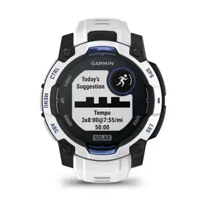 Garmin Instinct 3 Solar watch, 45mm, white