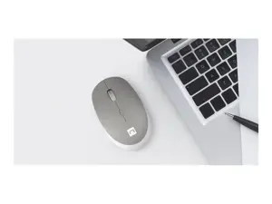 NATEC belaidė pelė Harrier 2 1600DPI "Bluetooth 5.1" baltai pilka