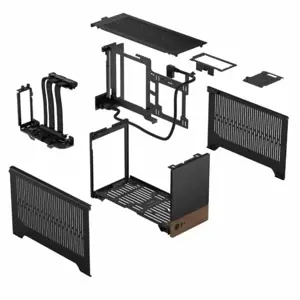 FRACTAL DESIGN Terra Graphite mini ITX korpusas