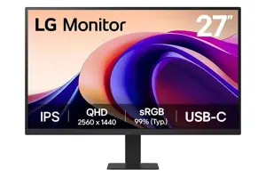 LCD Monitor LG 27U631A-B 27" Gaming Tilt Panel IPS 2560x1440 16:9 100 Hz 5 ms Colour Black 27U631A-B