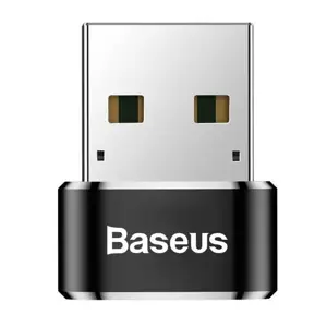 "Baseus" adapteris iš USB Type-C į USB Black (juodas)