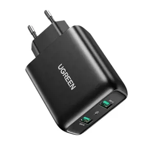 Greitasis įkroviklis UGREEN, 2xUSB-A, 18W, PD 3.0 EU(juodas)