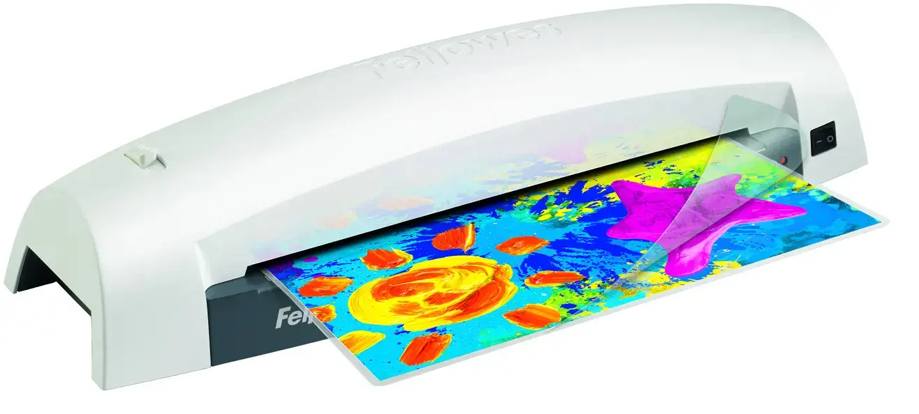 "Fellowes Lunar" A3 formato laminatorius, 32 cm, karštas laminatorius, 6 min, 0,08 mm, baltas, plastikinis