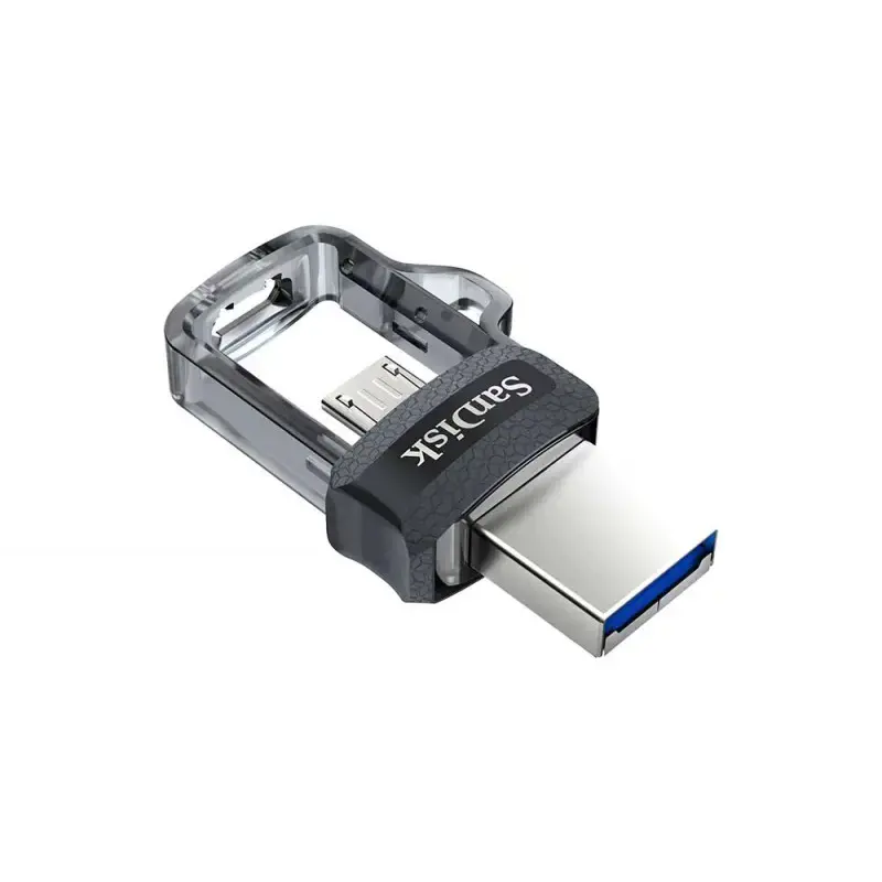 "SanDisk Ultra Dual Drive m3.0" 32 GB pilkos ir sidabrinės spalvos; EAN: 619659149598