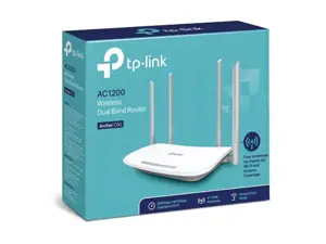 TP-Link Archer C50, "Wi-Fi 5" (802.11ac), dviejų dažnių (2,4 GHz / 5 GHz), Ethernet LAN, 4G, baltas, stalinis maršrutizatorius