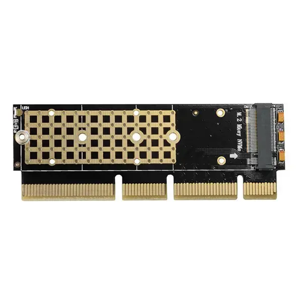 AXAGON PCEM2-1U PCI-E 3.0 16x - M.2 SSD NVMe, iki 80 mm SSD, žemo profilio 1U
